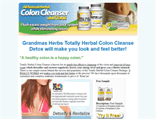 Tablet Screenshot of colon-cleanse.grandmasherbs.com